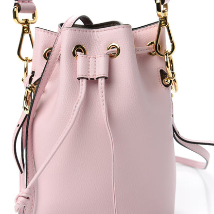 Fendi Vitello Cruise F is Fendi Mini Mon Tresor Bucket Bag Peonia 10 of 10