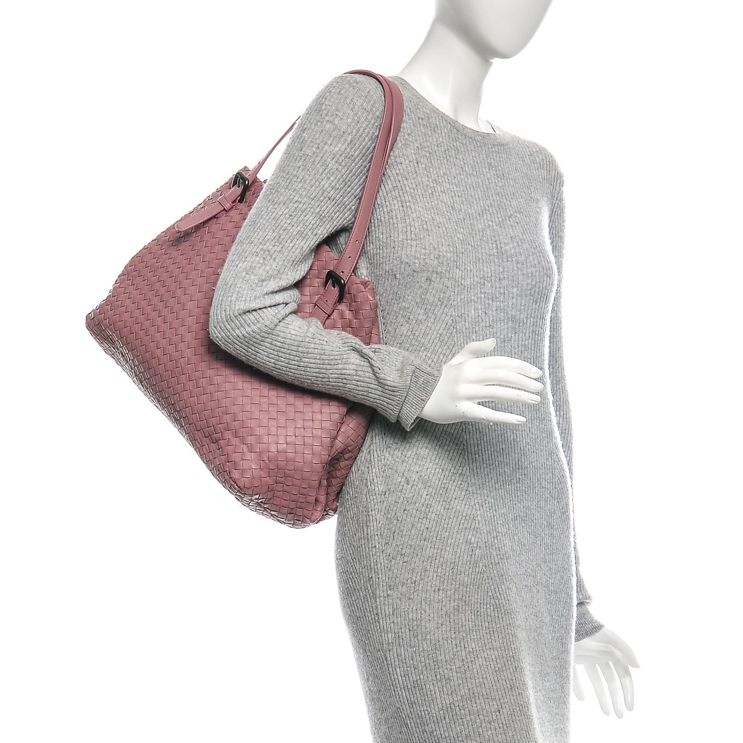 Bottega Veneta Nappa Intrecciato Large Seamless Tote Glicine 2 of 6