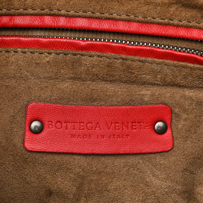 Bottega Veneta Nappa Intrecciato Nodini Crossbody Messenger Red 6 of 11