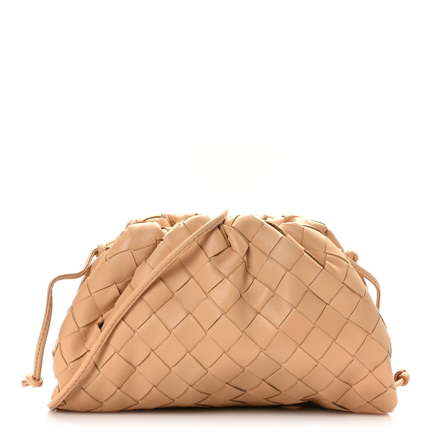 Nappa Intrecciato The Mini Pouch Almond