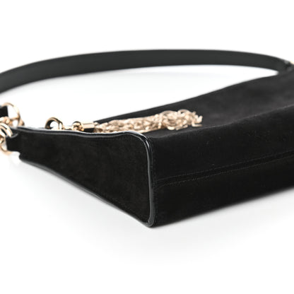 Jimmy Choo Suede Callie Mini Hobo Black 8 of 9