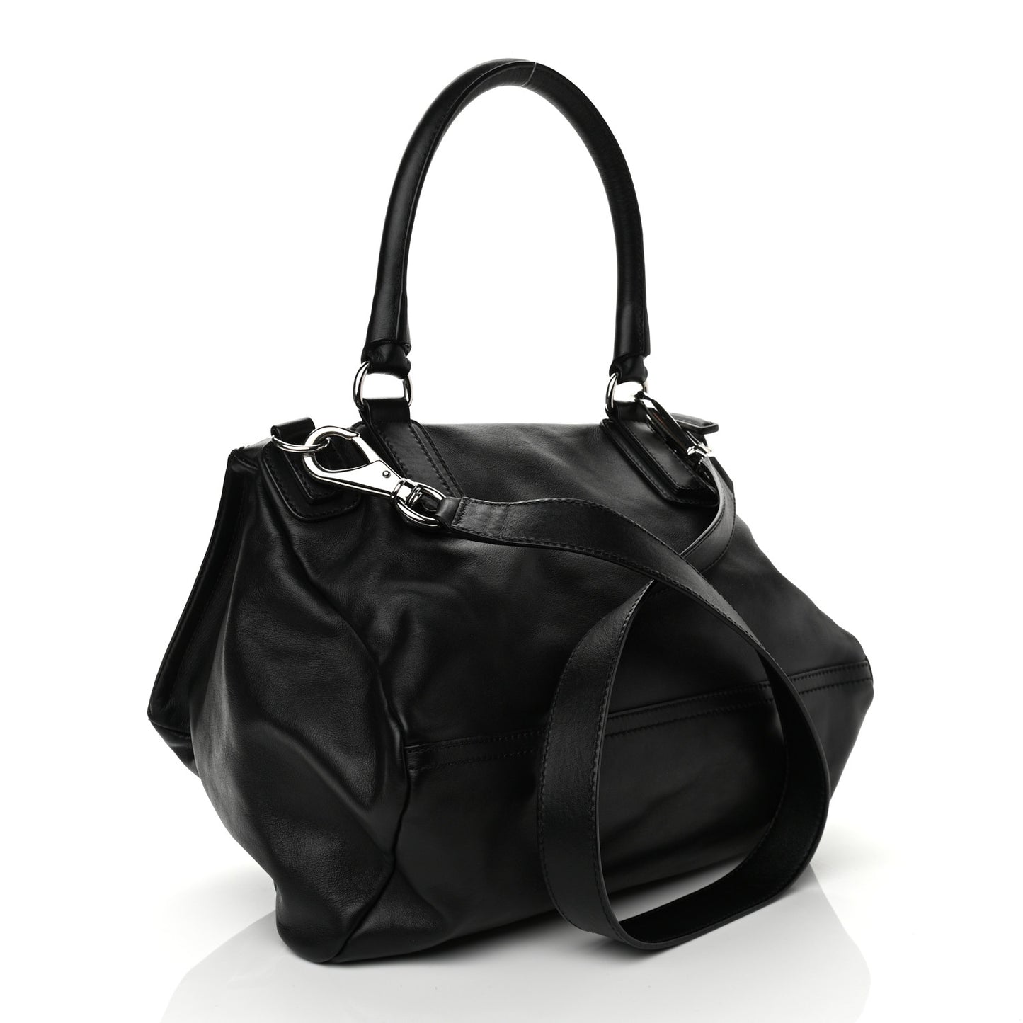 Calfskin Studded Medium Pandora Black