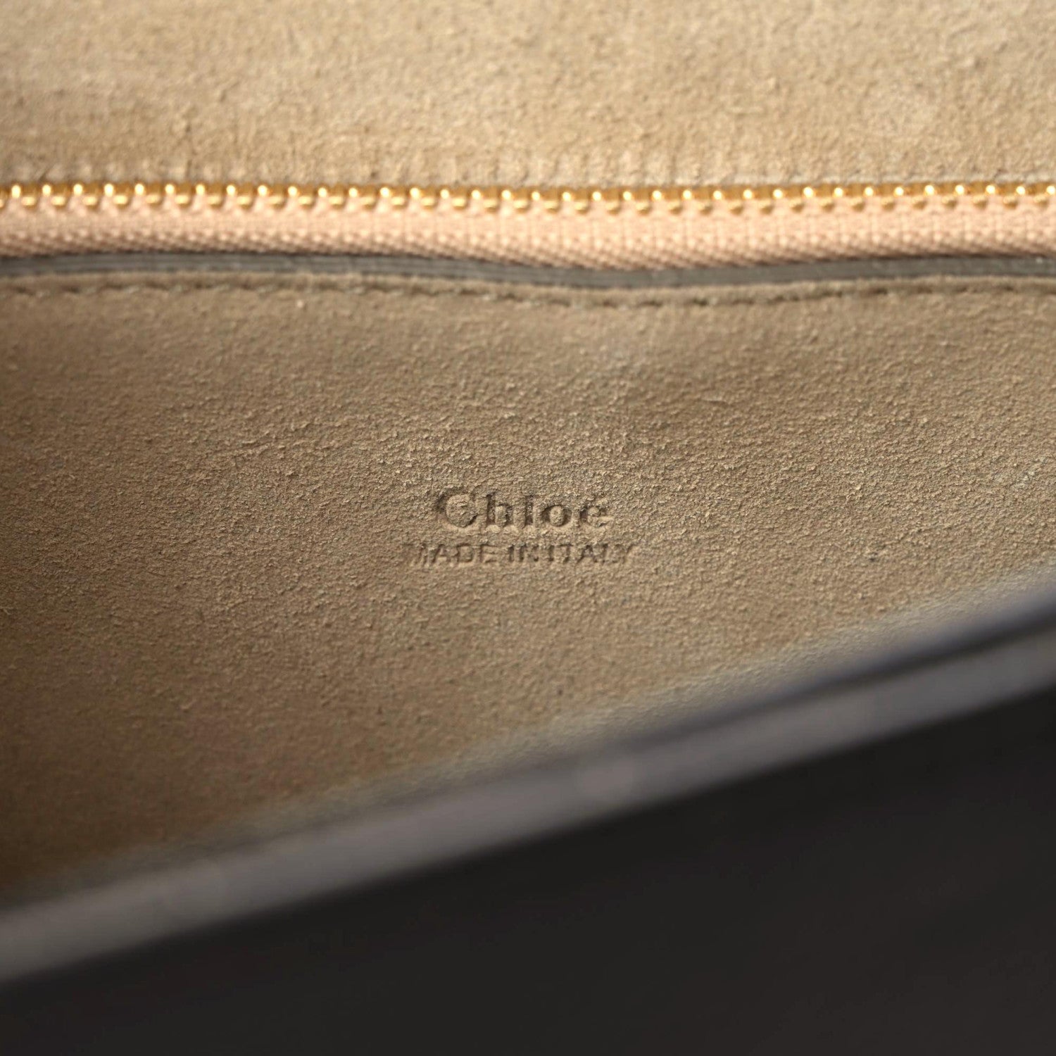 Chloe Calfskin Suede Medium Faye Shoulder Bag Dark Purple 10 of 14