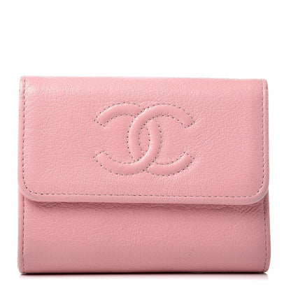 Chanel Calfskin CC Timeless Card Holder Pink 1 of 8