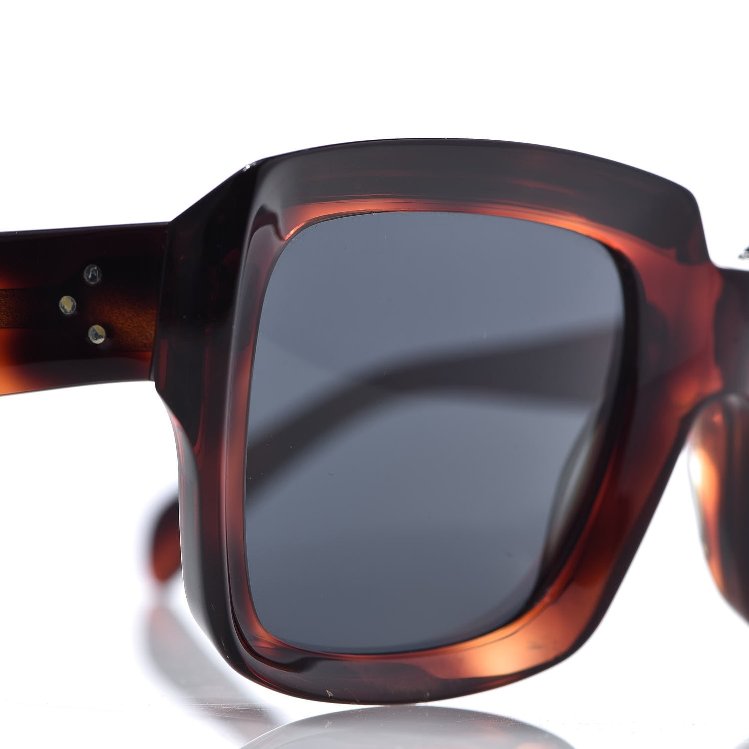 Celine Square CL 41449 Sunglasses Havana 7 of 7