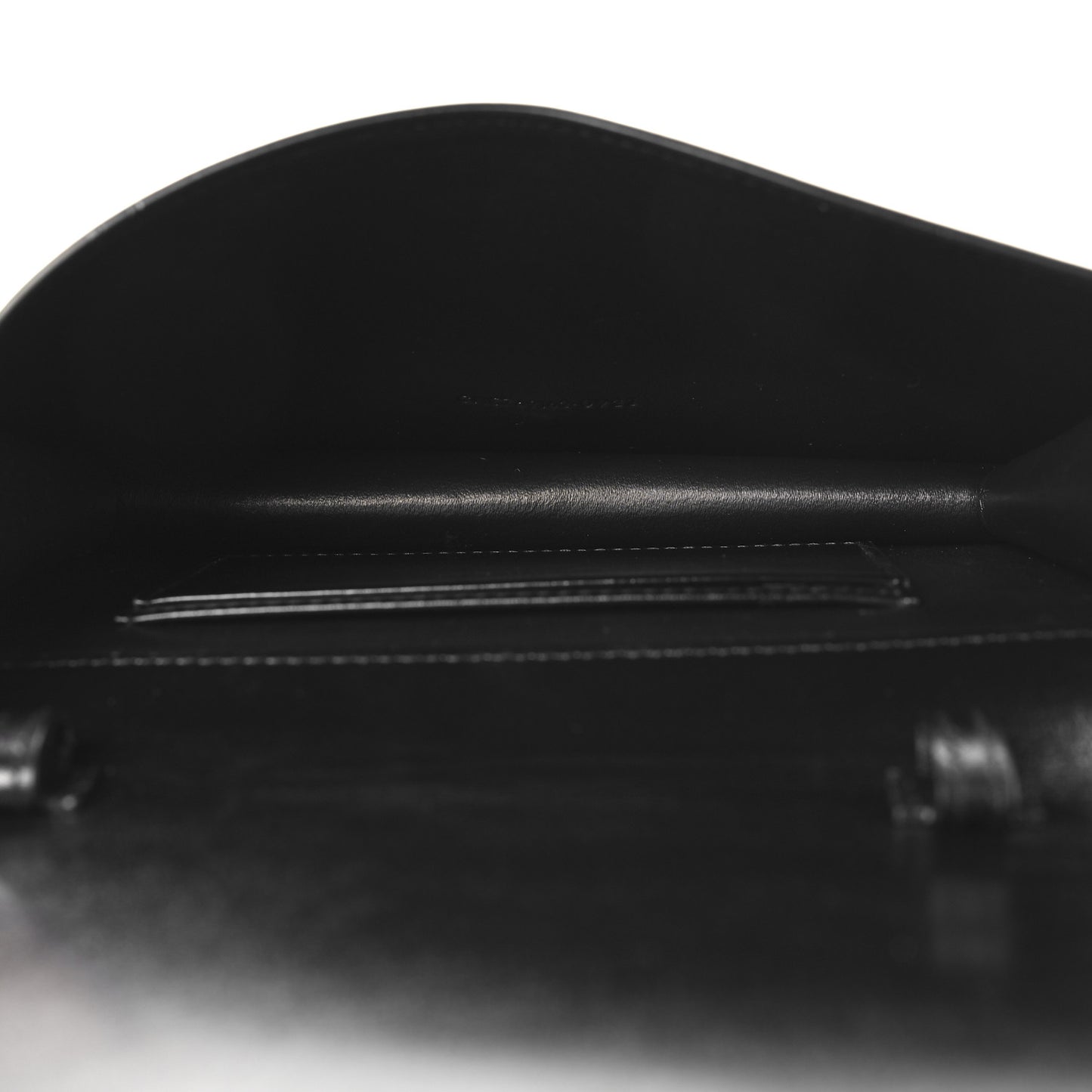Smooth Calfskin Monogram Crossbody Bag Black