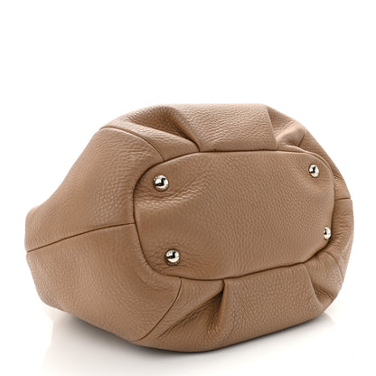 Prada Vitello Daino Expandable Shoulder Bag Sesamo 4 of 14