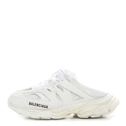 Balenciaga Mesh Nylon Womens Track Mules 37 White 1 of 9