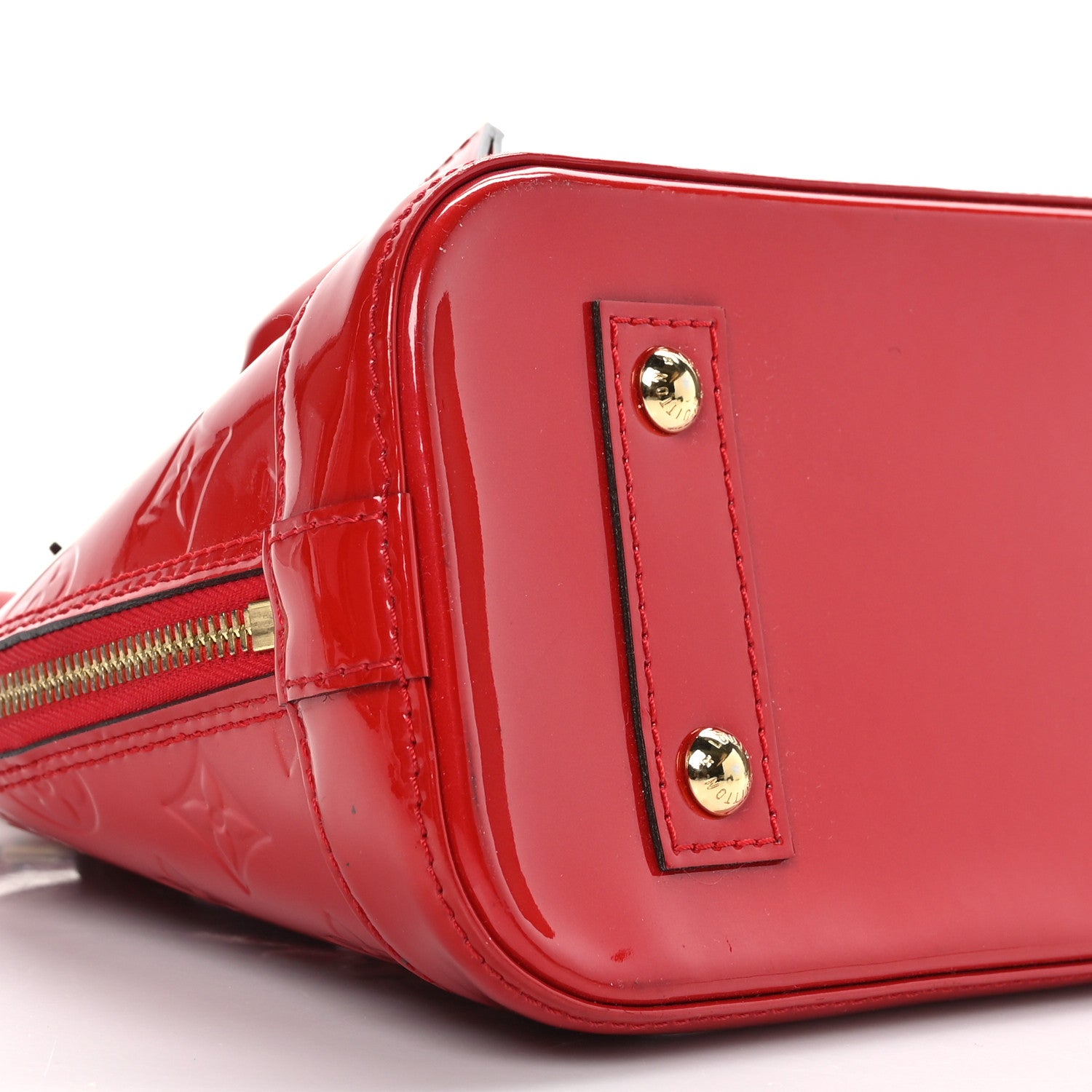 Louis Vuitton Vernis Alma BB Cherry 7 of 8