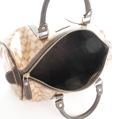 Gucci Crystal Monogram Medium Joy Boston Dark Brown 5 of 7