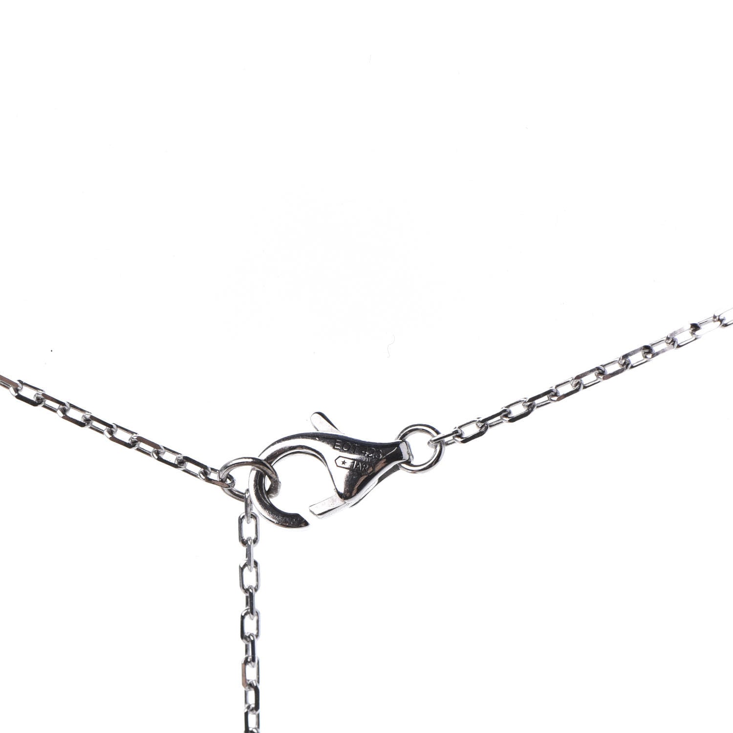 Cartier 18K White Gold Diamond SM D'Amour Pendant Necklace 5 of 6