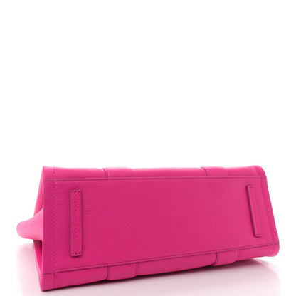 Marc Jacobs Grained Calfskin Large The Tote Bag Hot Pink 4 of 11