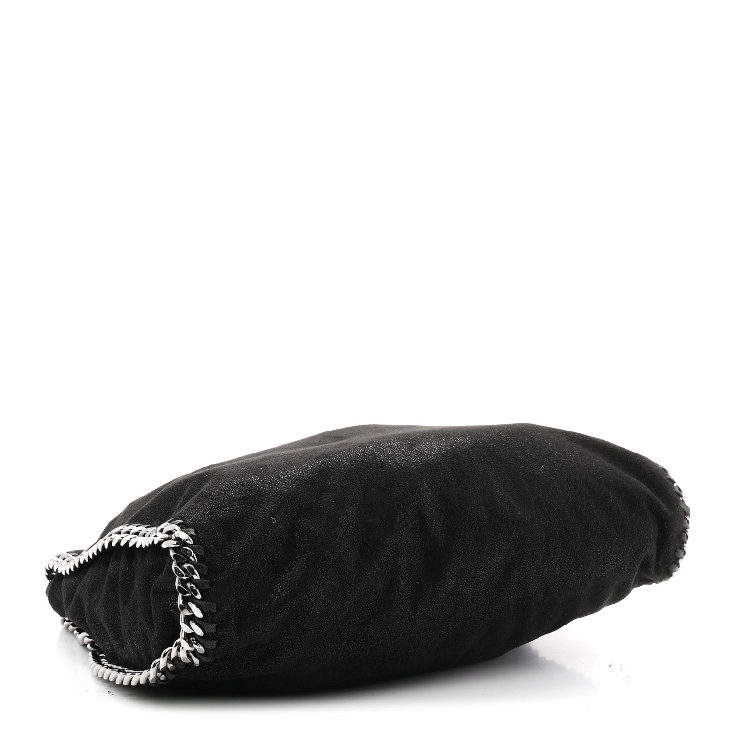 Stella McCartney Shaggy Deer Small Falabella Fold Over Tote Black 4 of 9