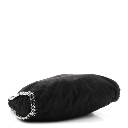 Stella McCartney Shaggy Deer Small Falabella Fold Over Tote Black 4 of 9