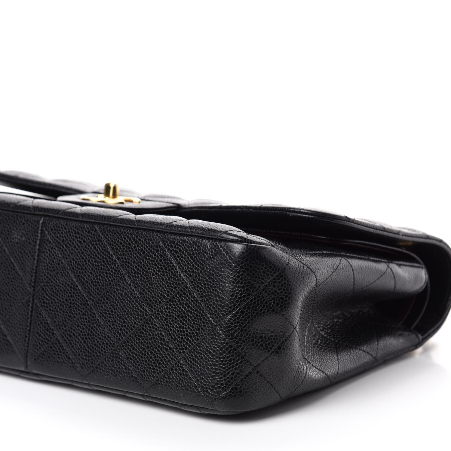 Chanel Caviar Quilted Jumbo Double Flap Black 8 of 15