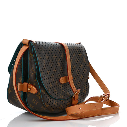 Louis Vuitton Monogram SC Flore Saumur Teal 3 of 8