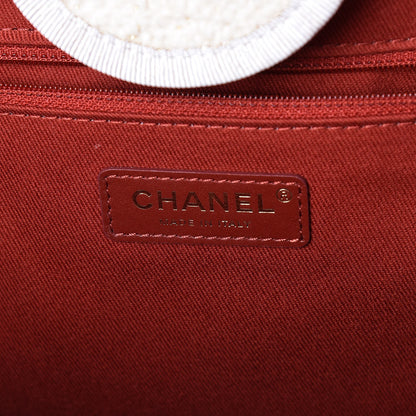 Chanel Lurex Boucle Medium Deauville Tote White 7 of 11