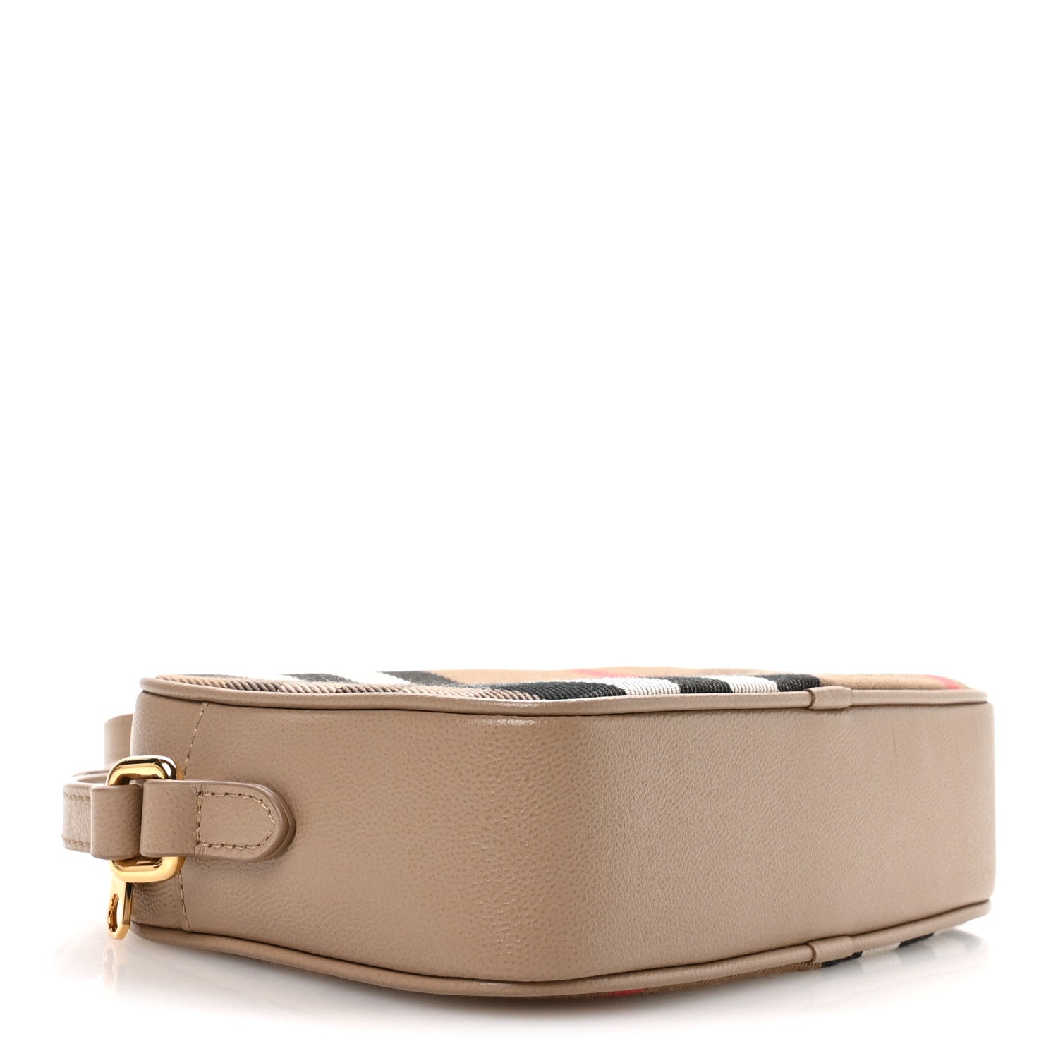 Burberry Calfskin House Check Small Camera Bag Chestnut Beige 4 of 12