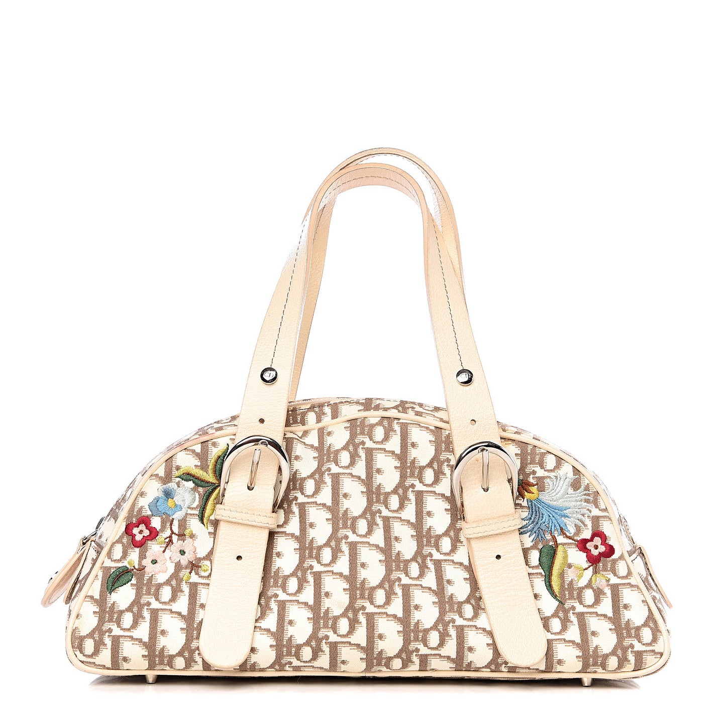 Monogram Vintage Flowers Small Bowler Beige