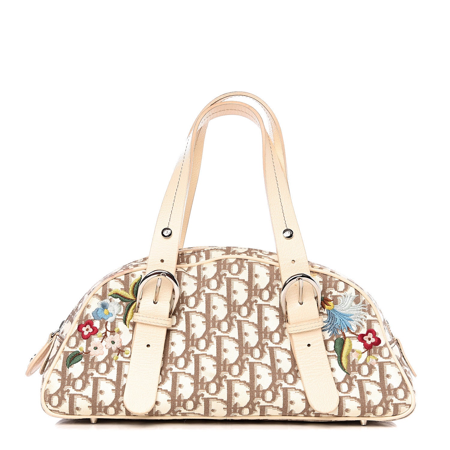 Christian Dior Monogram Vintage Flowers Small Bowler Beige 1 of 12