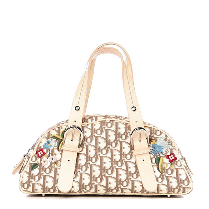 Christian Dior Monogram Vintage Flowers Small Bowler Beige 1 of 12