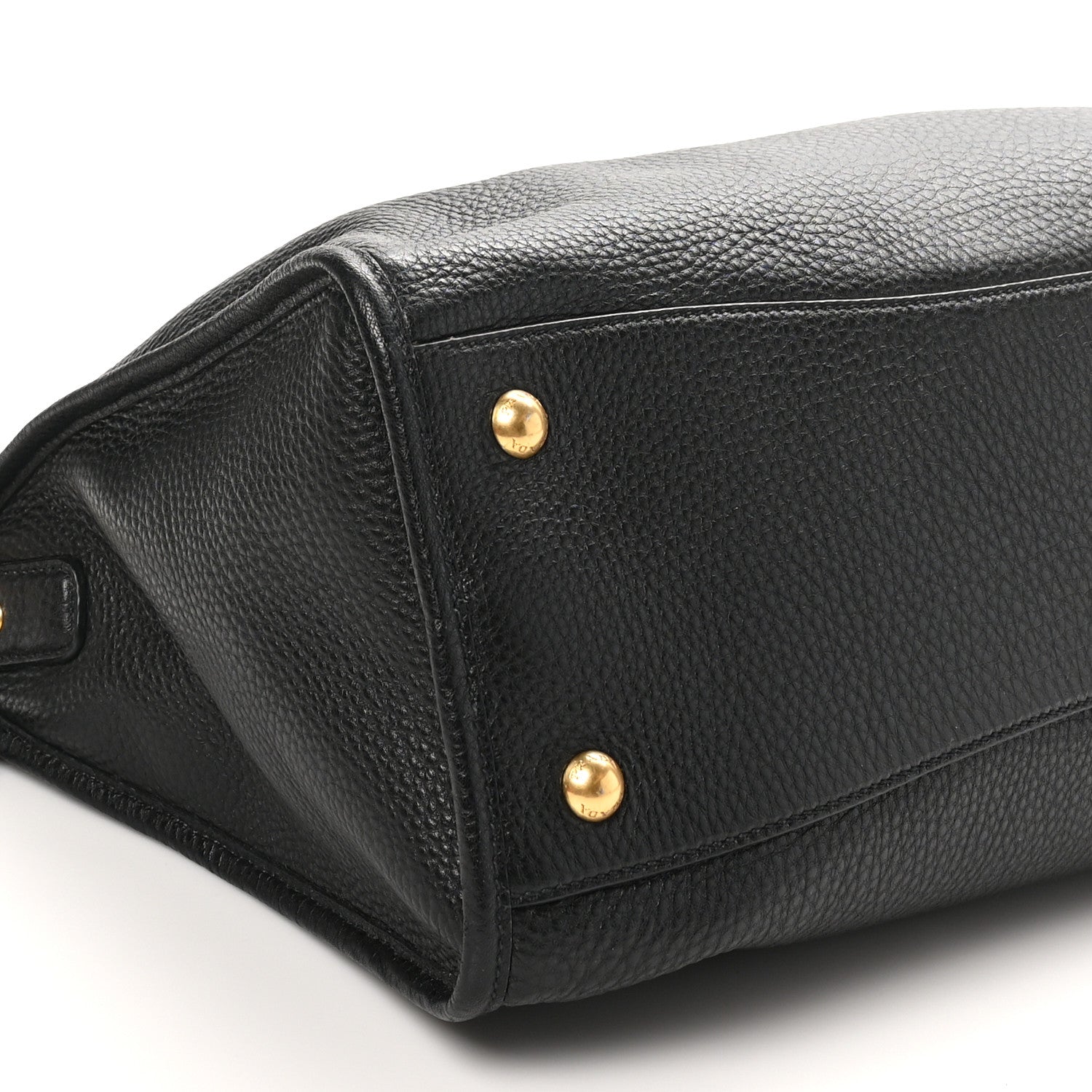 Prada Vitello Daino Shopping Satchel Black 8 of 9