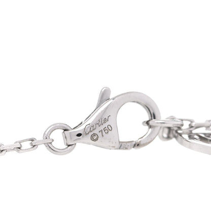 Cartier 18K White Gold Diamond LM D'Amour Pendant Necklace 3 of 4