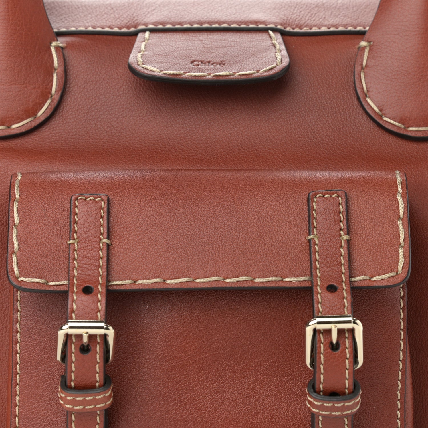 Chloe Buffalo Medium Edith Sepia Brown 8 of 10