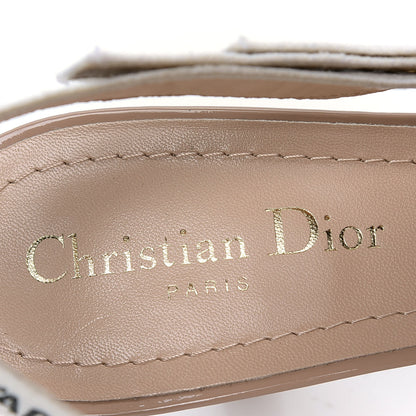 Christian Dior Patent Ribbon J'Adior Slingback 65mm Pumps 39 Nude 6 of 6