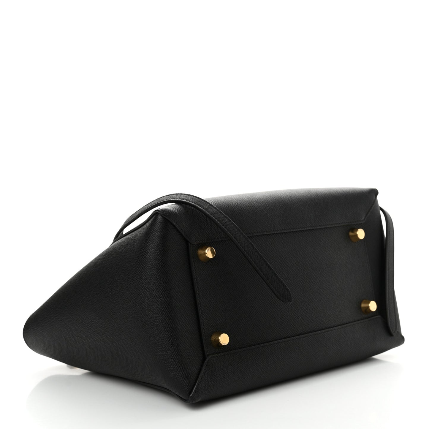 Grained Calfskin Mini Belt Bag Black