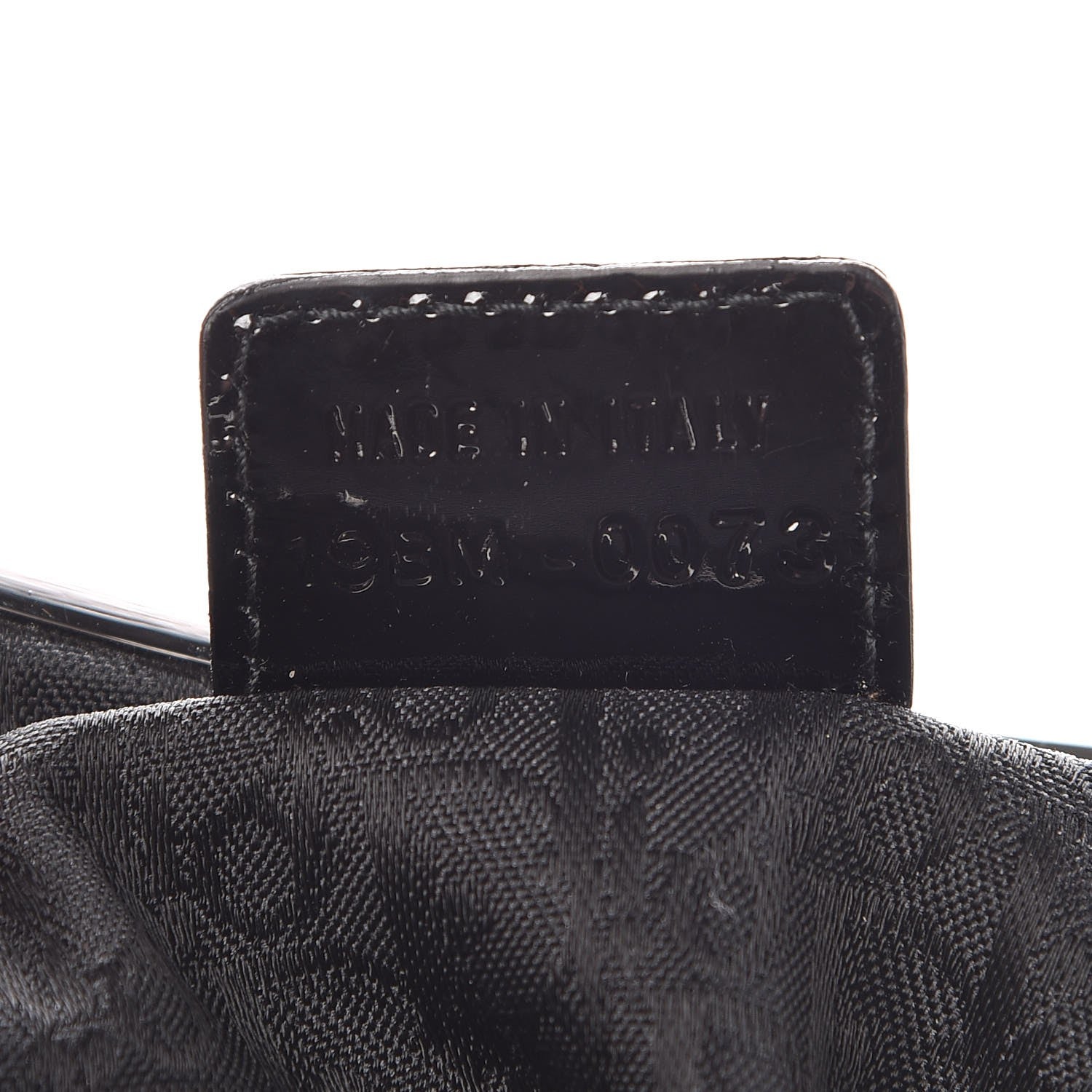 Christian Dior Nylon Mini Saddle Bag Black 7 of 8