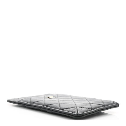 Chanel Lambskin Quilted Classic Flat Wallet Pouch Black 4 of 7