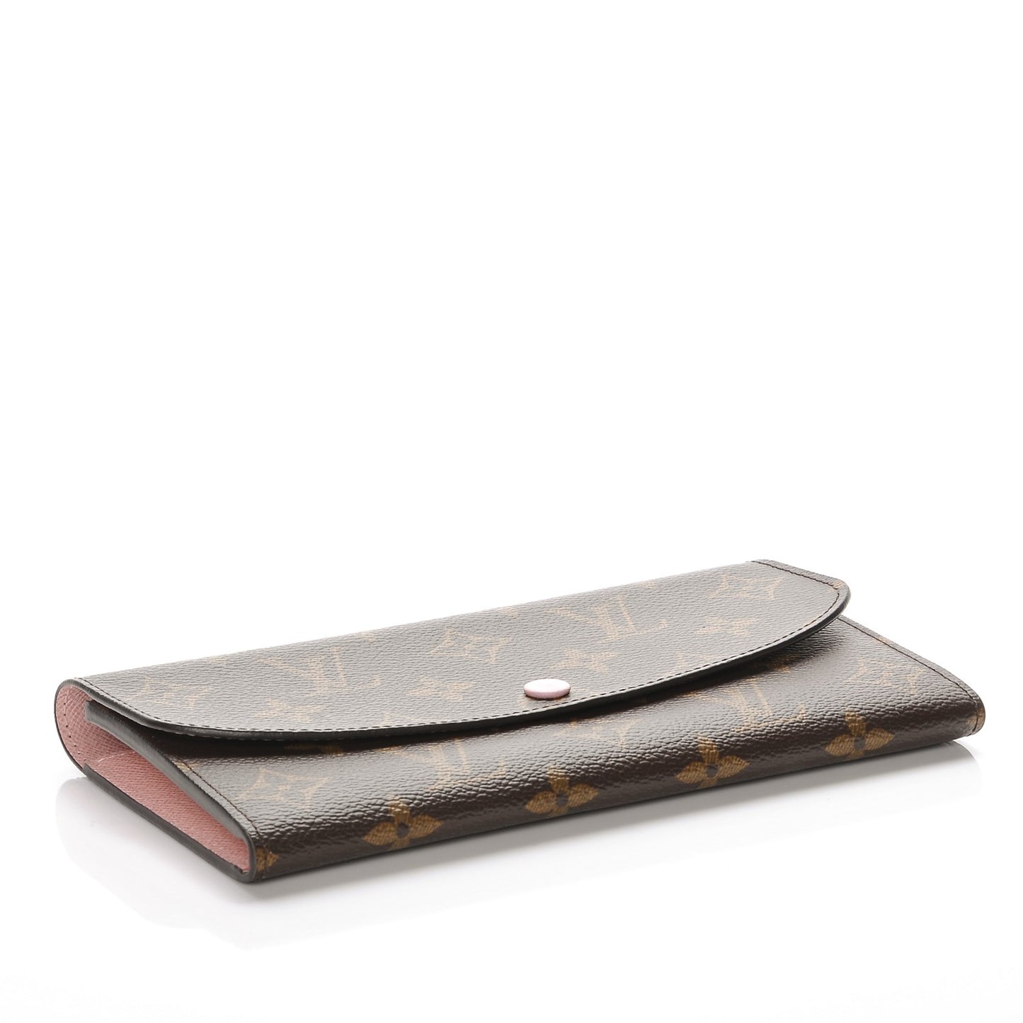 Monogram Emilie Wallet Rose Ballerine