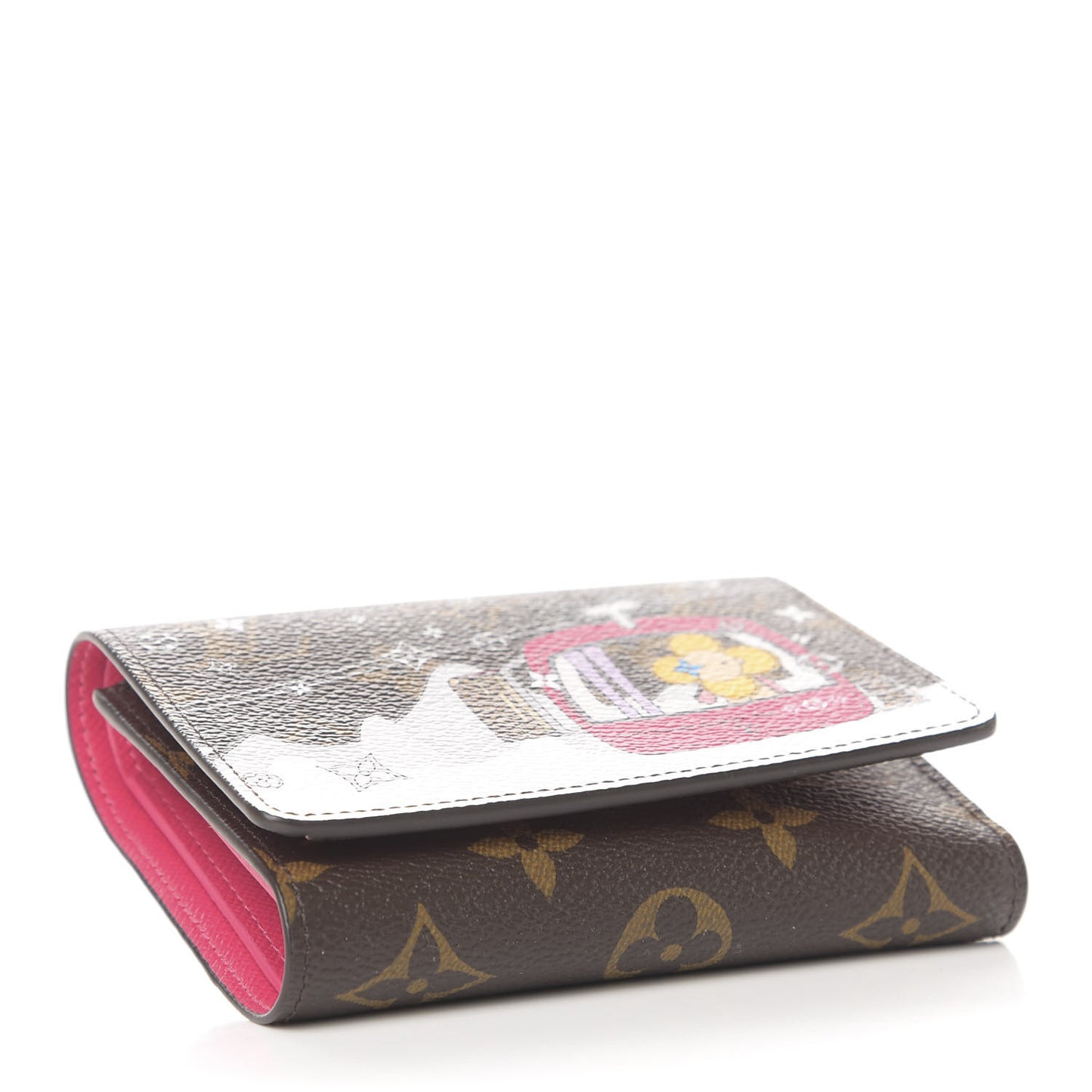 Monogram 2019 Christmas Animation Victorine Wallet Fuchsia
