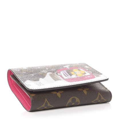 Louis Vuitton Monogram 2019 Christmas Animation Victorine Wallet Fuchsia 4 of 9