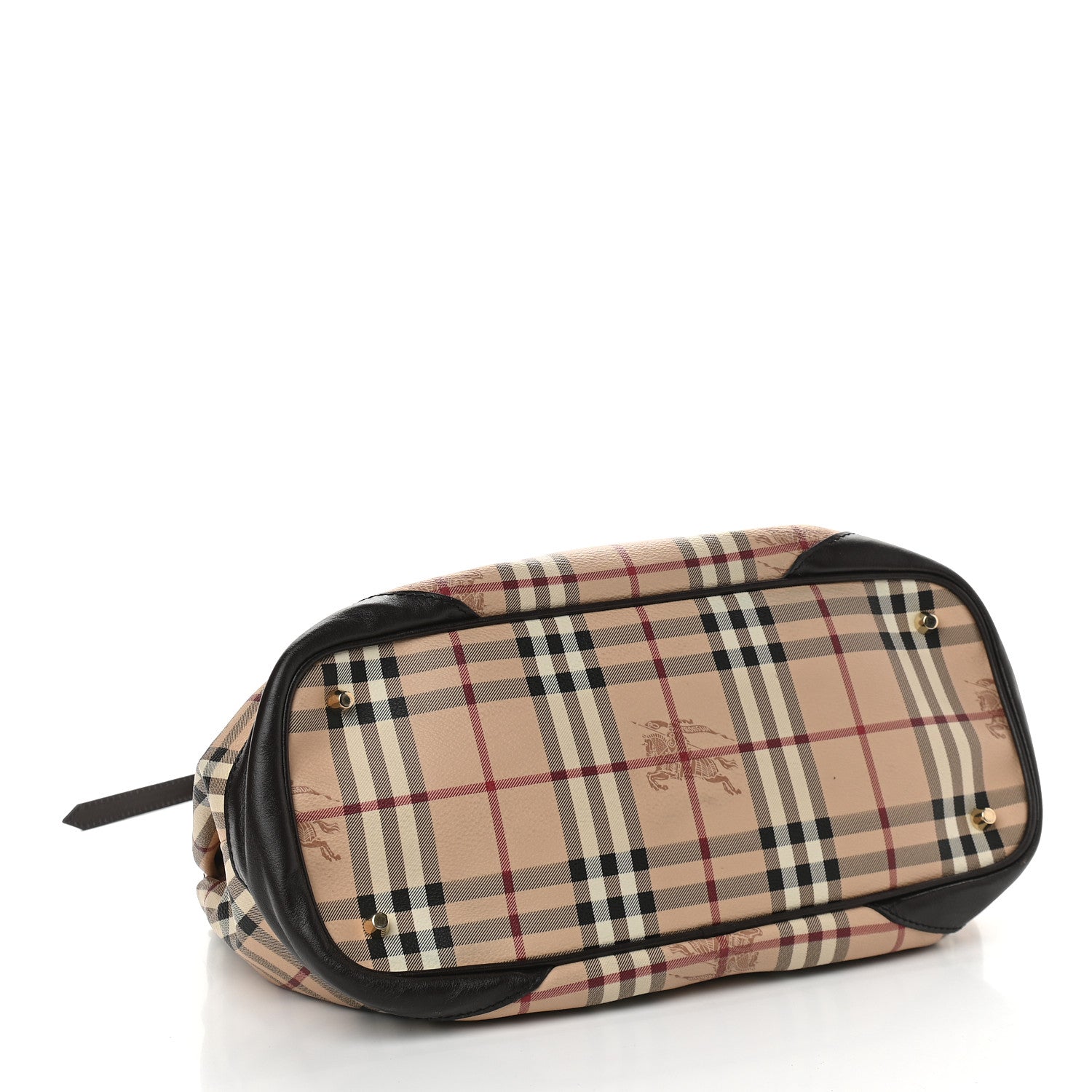Burberry Haymarket Check Tote Chocolate 3 of 9