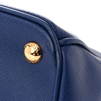 Prada Saffiano Medium Galleria Double Zip Tote Bluette 12 of 15