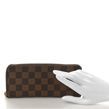 Louis Vuitton Damier Ebene Clemence Wallet 2 of 9
