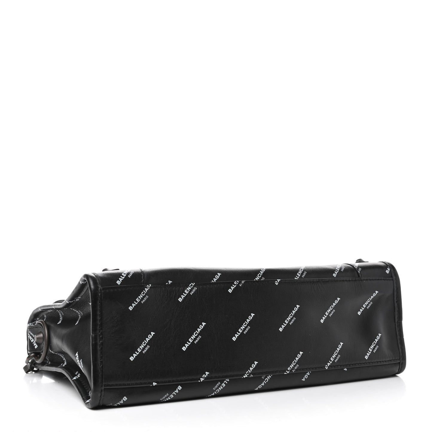 Veau Allover Logo Classic Hardware S City Black White