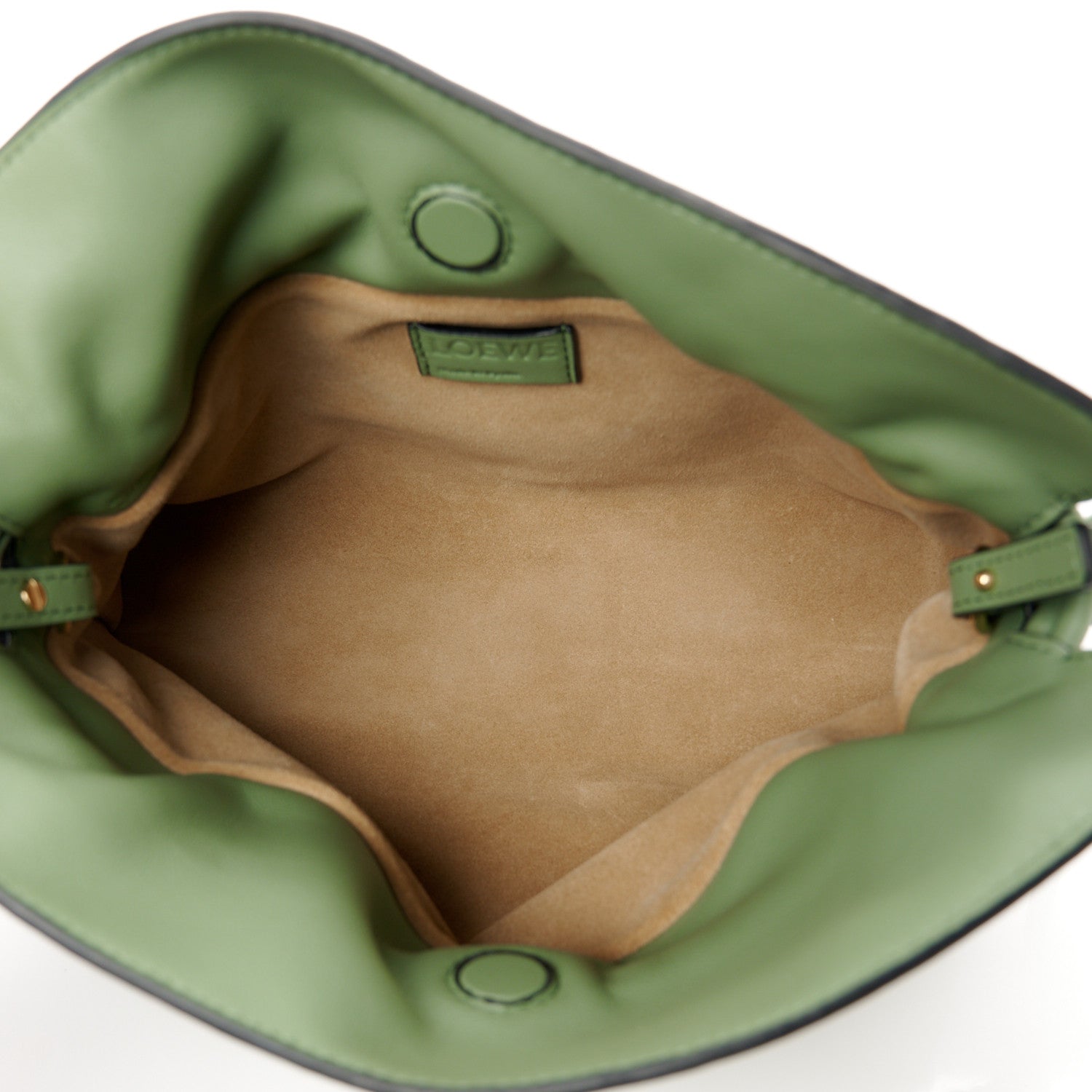 Loewe Calfskin Mini Flamenco Knot Clutch Rosemary 5 of 11