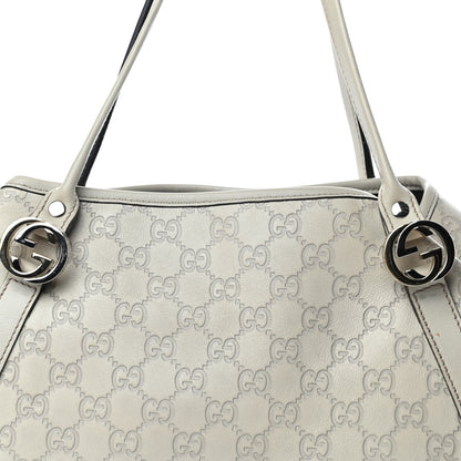 Gucci Guccissima Medium GG Twins Shoulder Bag Off White 10 of 10