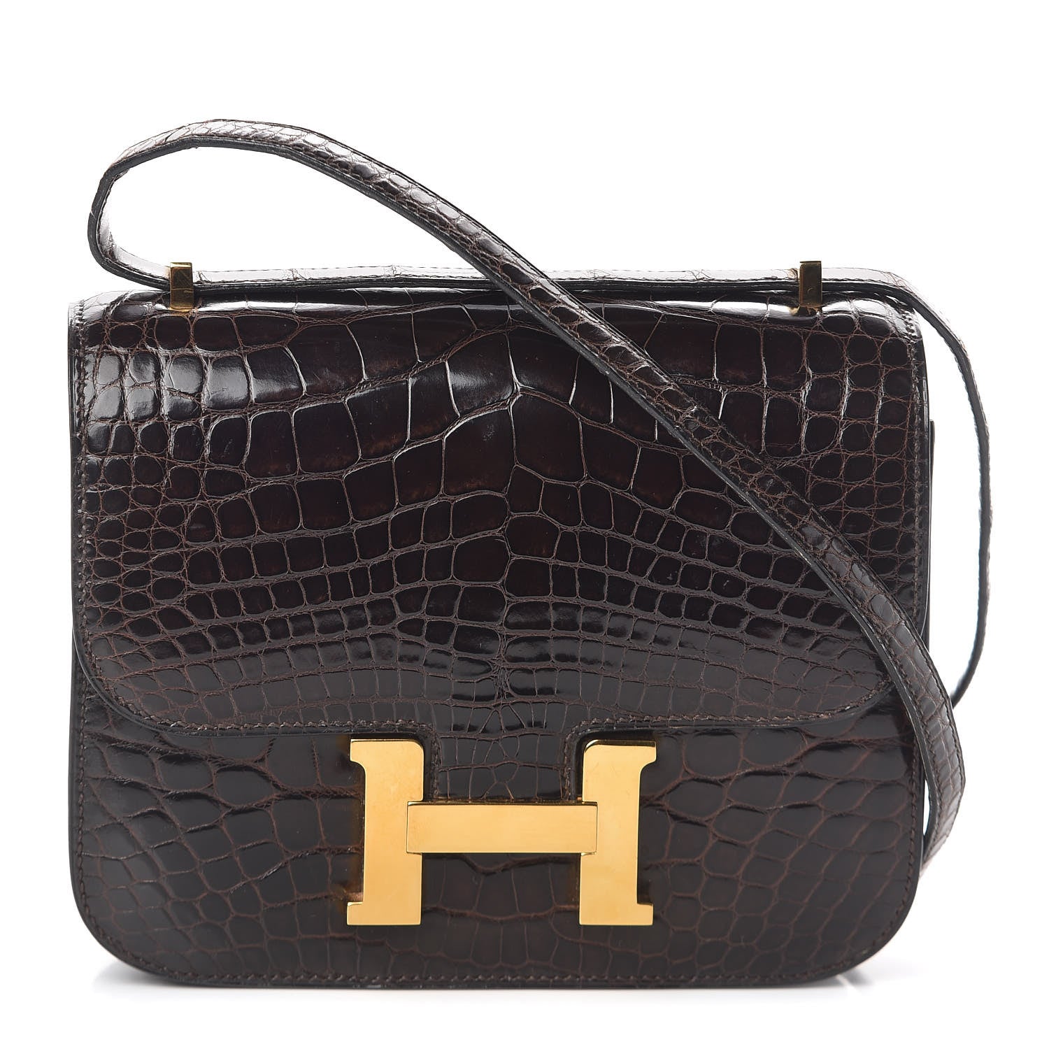 Hermes Shiny Alligator Constance 18 Ebene 1 of 17