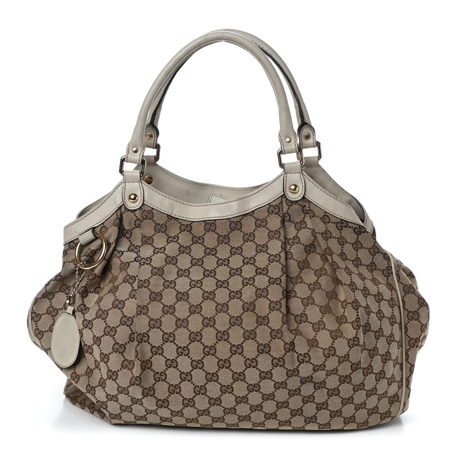 Gucci Monogram Large Sukey Tote Off White 1 of 15