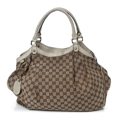 Gucci Monogram Large Sukey Tote Off White 1 of 15