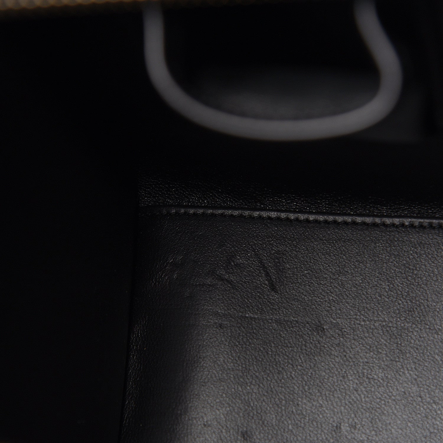 Celine Smooth Calfskin Multicolor Double Stitching Micro Luggage Black 5 of 13