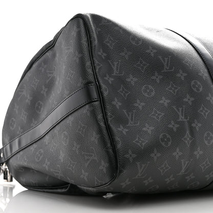 Louis Vuitton Monogram Eclipse Keepall Bandouliere 55 8 of 13
