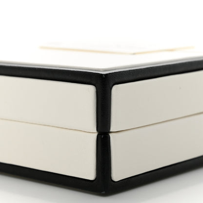 Chanel Lambskin No. 5 Perfume Box Evening Clutch White Black 10 of 12