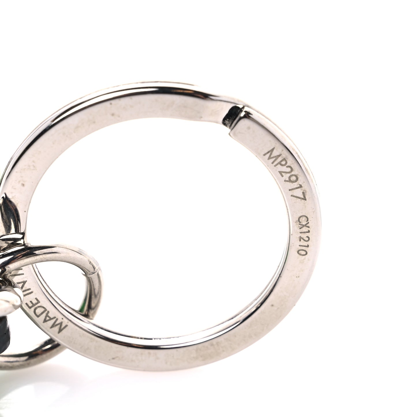 Calfskin Embossed Monogram LV Friends Rabbit Key Holder