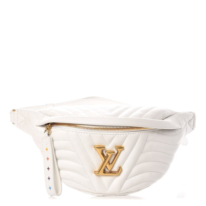 Louis Vuitton Calfskin New Wave Bumbag Snow 1 of 9