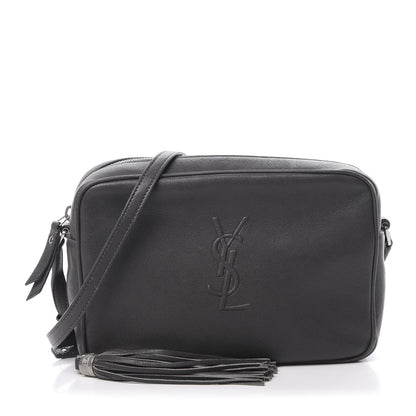 Saint Laurent Lambskin Monogram Small Lou Camera Bag Asphalt 1 of 14